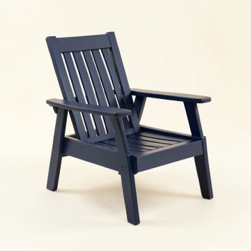 Elm Arc Outdoor Lounge Chair (synthetic illustration; no displayed measurements)