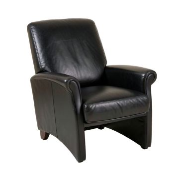 Grotusque 30 '' Wide Top Grain Leather Lounge Chair