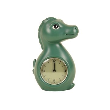 14 '' X14 '' Seahorse Clock With Thermometer