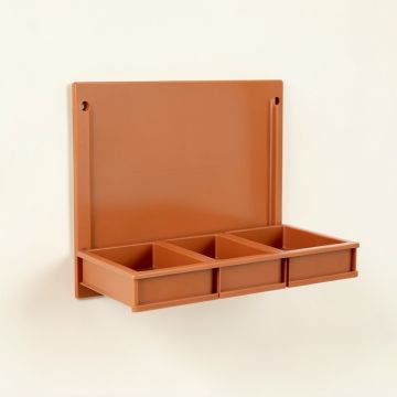 Birch Arc Empty Wall-Mounted Tool Organizer Panel (synthetic illustration; no displayed measurements)