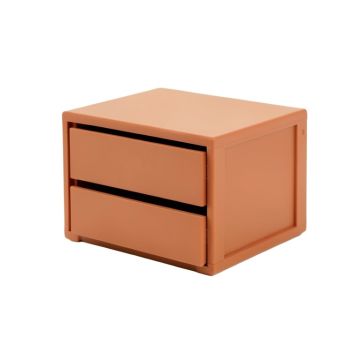 Heath Brook Small-Parts Storage Drawer Cabinet - Terracotta