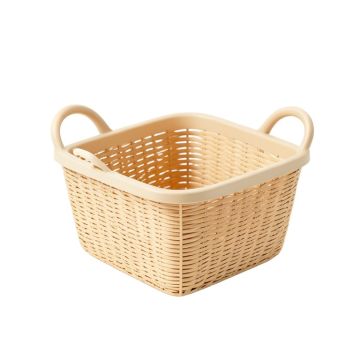 Elm Bridge Empty Storage Basket - Beige