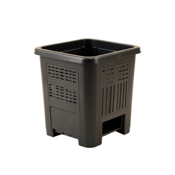 Birch Brook Closed Garden Compost Bin - Black