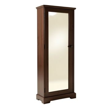 Trinh Led Light Free Standing Jewelry Armoire With Mirror