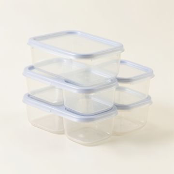 Airtight 8 Container Food Storage Set (synthetic illustration; no displayed measurements)
