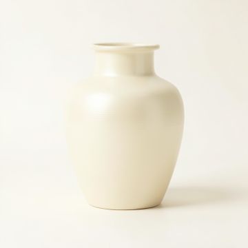 Elm Bend Empty Decorative Vase - Ivory (synthetic illustration; no displayed measurements)