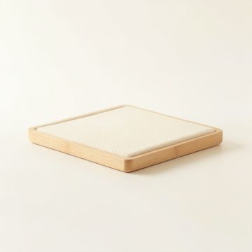 Aspen Bluff Wall-Mounted Cat Perch - Cream (synthetic illustration; no displayed measurements)