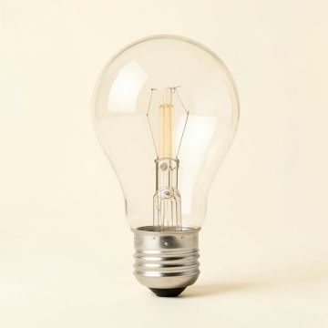 Incandescent Dimmable Light Bulb , ( 2500K ) E12/Candelabra Base (synthetic illustration; no displayed measurements)