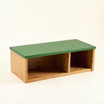 Willow Dale Shoe Storage Bench - Green (synthetic illustration; no displayed measurements)