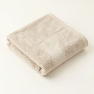 Cedar Bridge Bath Towel - Beige (synthetic illustration; no displayed measurements)
