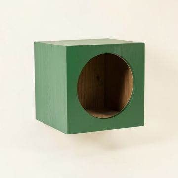 Harbor Brook Wall-Mounted Cat Perch - Green (synthetic illustration; no displayed measurements)