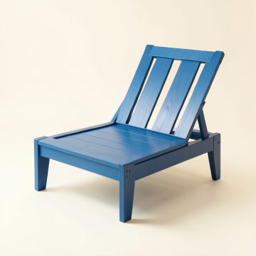Dune Crest Outdoor Lounge Chair - Blue (synthetic illustration; no displayed measurements)