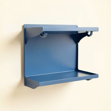 Heath Branch Wall-Mounted Entryway Organizer Shelf - Blue (synthetic illustration; no displayed measurements)