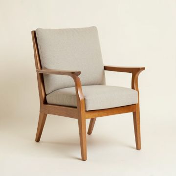 Billups 24 '' Wide Polyester Wingback Chair (synthetic illustration; no displayed measurements)