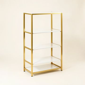 Donavan 72 '' H X 38.5 '' W Steel Etagere Bookcase (synthetic illustration; no displayed measurements)