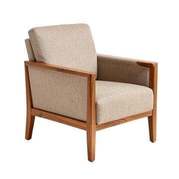 Fajardo 33 '' Wide Linen Armchair (synthetic illustration; no displayed measurements)