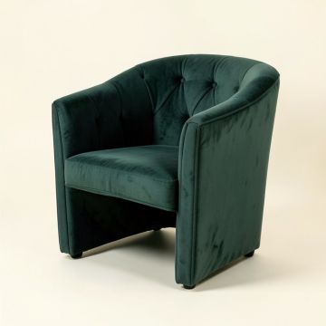 Brittanya Tufted Velvet Side Chair (synthetic illustration; no displayed measurements)
