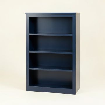 Vale Bluff Freestanding Bookcase - Navy (synthetic illustration; no displayed measurements)