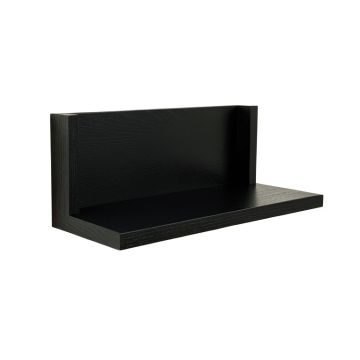 Stone Bend Wall-Mounted Shelf - Black