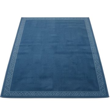 River Arc Rectangular Area Rug - Blue
