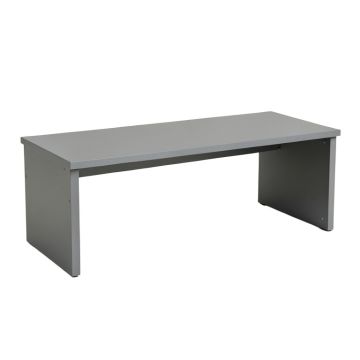 Harbor Bluff Desktop Monitor Riser - Gray (synthetic illustration; no displayed measurements)