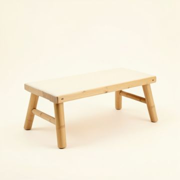 River Dale Indoor Bench - Ivory (synthetic illustration; no displayed measurements)
