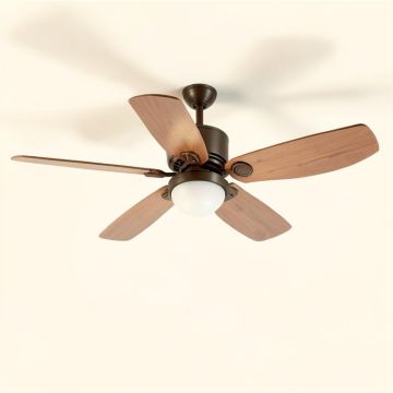 52 '' Champlain 5 - Blade Standard Ceiling Fan With Light Kit Included (synthetic illustration; no displayed measurements)