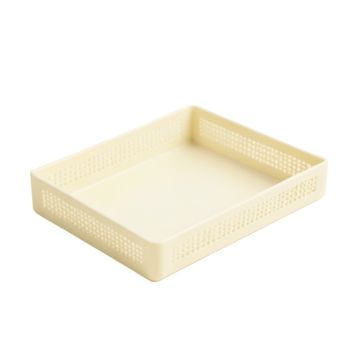 Olive Canyon Empty Under-Desk Cable Tray - Ivory