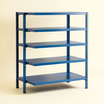 Dawn Bridge Empty Seed-Starting Shelving Unit Without Lights - Blue (synthetic illustration; no displayed measurements)