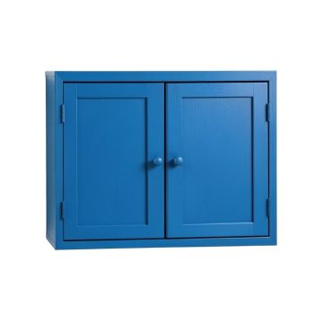 Fern Crest Wall-Mounted Entry Cabinet - Blue (synthetic illustration; no displayed measurements)