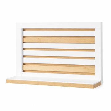 Cedar Canyon Wall-Mounted Entryway Organizer Shelf - White