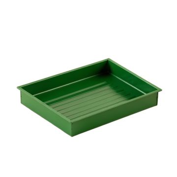 Linden Edge Empty Under-Desk Cable Tray - Green (synthetic illustration; no displayed measurements)