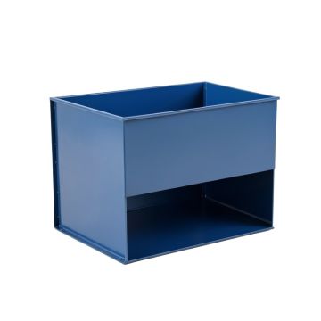 Pine Bluff Empty Raised Planter - Blue