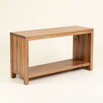 Regan 37.8 '' Solid Wood Console Table (synthetic illustration; no displayed measurements)