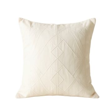 Glen Crest Filled Accent Pillow - Cream