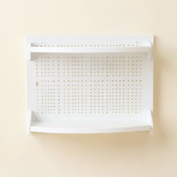 Olive Arc Empty Wall-Mounted Tool Organizer Panel (synthetic illustration; no displayed measurements)