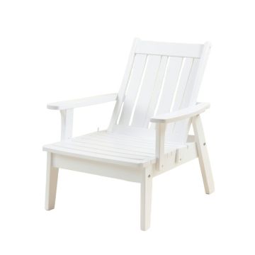 Stone Bluff Outdoor Lounge Chair - White