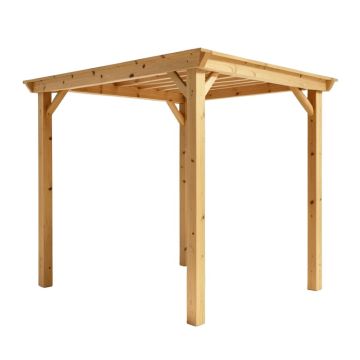 Cedar Pergola Solid Wood With Canopy