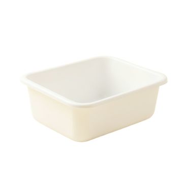 Reed Brook Empty Storage Basket - White