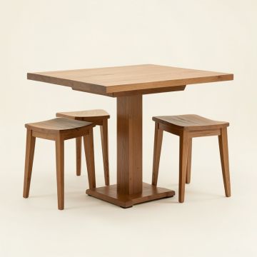Faulkland Square Indoor And Outdoor 3 Piece Bar Height Dining Set (synthetic illustration; no displayed measurements)