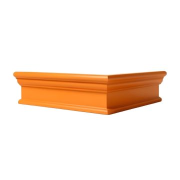 Superior 3/4 '' H X 48 '' W X 6 3/8 '' D Crown Molding (synthetic illustration; no displayed measurements)