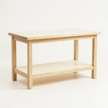 Cove Dell Empty Workshop Workbench - Cream (synthetic illustration; no displayed measurements)