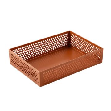 Cove Crossing Empty Under-Desk Cable Tray - Terracotta