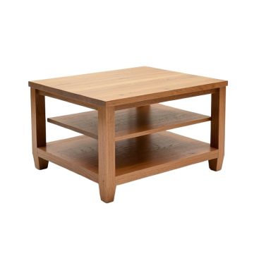 Bullington Floor Shelf Coffee Table With Storage