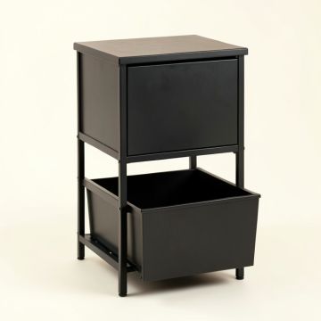Heath Arc Freestanding Pull-Out Hamper Cabinet (synthetic illustration; no displayed measurements)