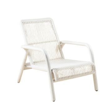 Spruce Bend Outdoor Lounge Chair - White