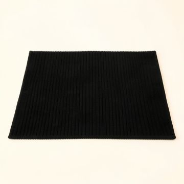 Fern Bluff Bath Mat - Black (synthetic illustration; no displayed measurements)