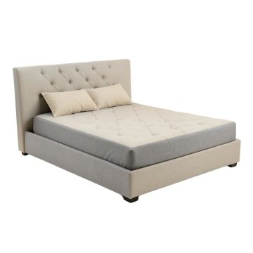 Guisasola Twin Tufted Upholstered Platform Bed