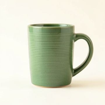 Linden Crossing Ceramic Mug - Green (synthetic illustration; no displayed measurements)