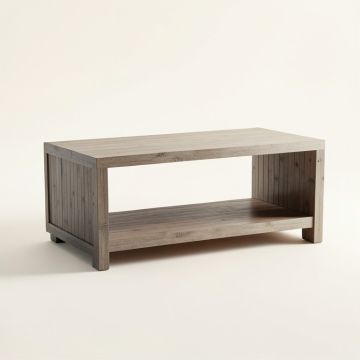 Meadow Bridge Coffee Table - Gray (synthetic illustration; no displayed measurements)